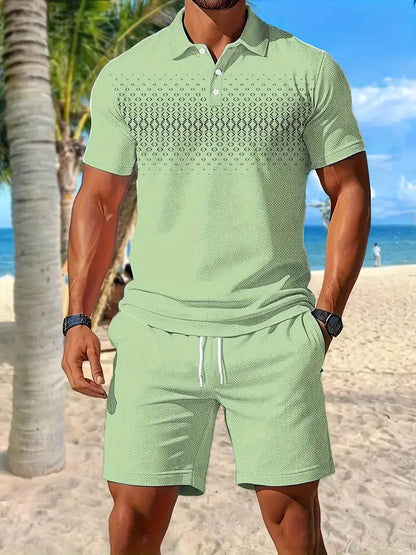 Lenoir™ | Short Sleeve Two-Piece Summer Set