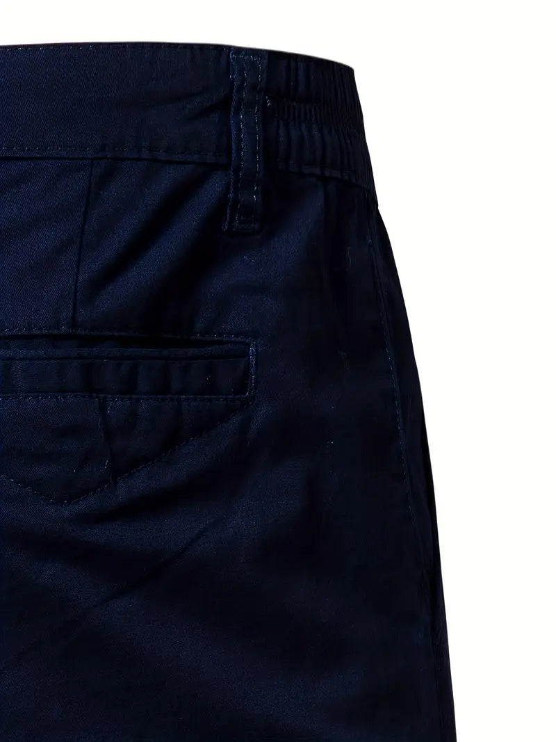 Cotton shorts with pockets