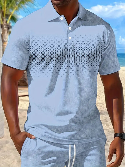 Lenoir™ | Short Sleeve Two-Piece Summer Set