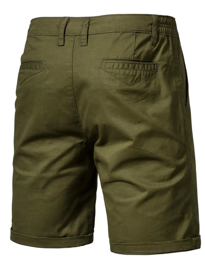 Cotton shorts with pockets