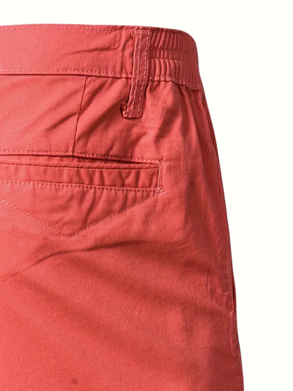 Cotton shorts with pockets