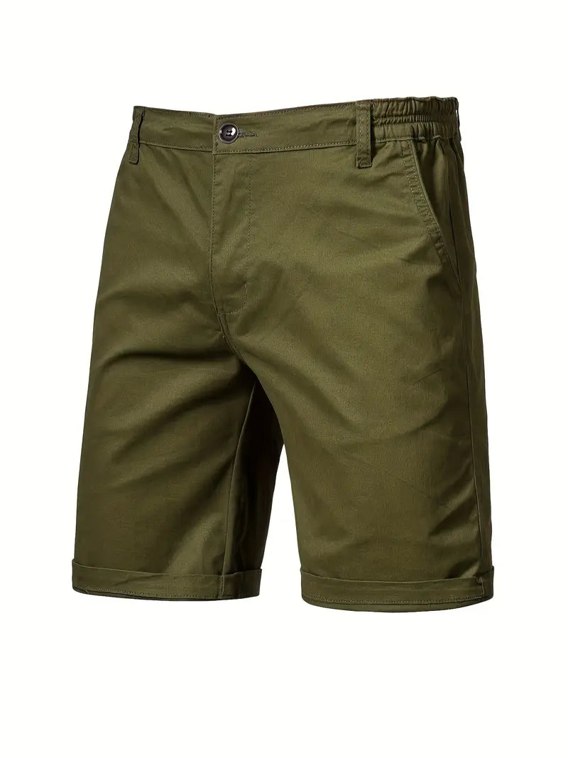 Cotton shorts with pockets