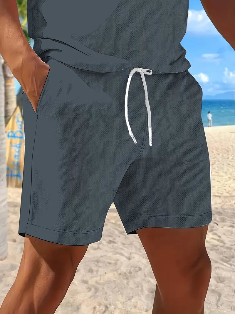 Lenoir™ | Short Sleeve Two-Piece Summer Set