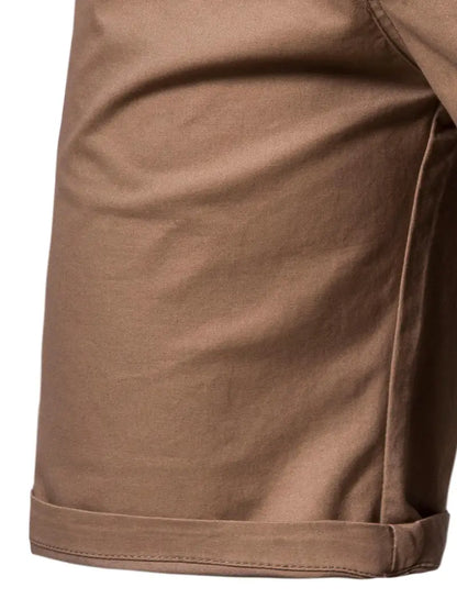 Cotton shorts with pockets
