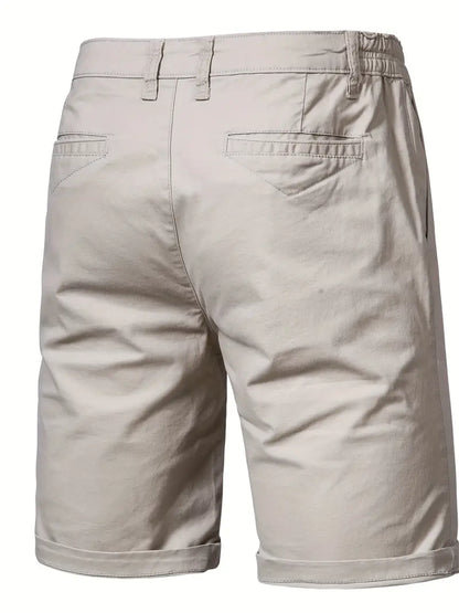 Cotton shorts with pockets