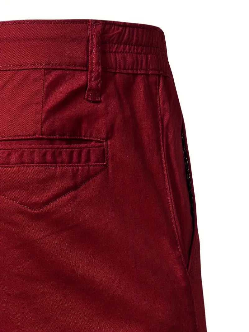 Cotton shorts with pockets