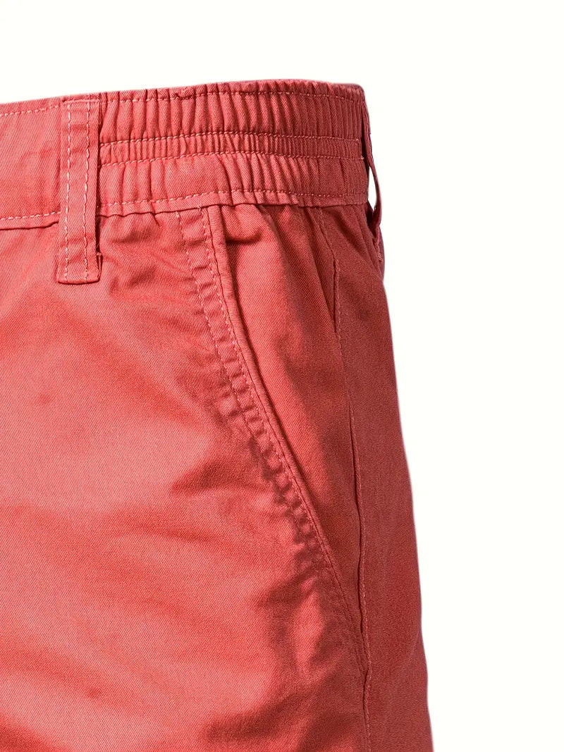 Cotton shorts with pockets