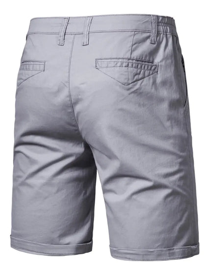 Cotton shorts with pockets