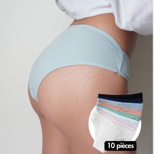 10 Super Comfortable Antibacterial Premium Cotton Panties 