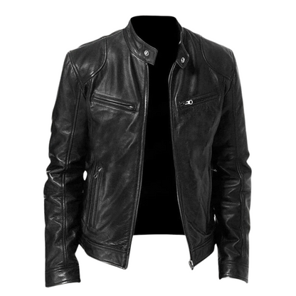 Men's Handmade Leather Jacket 