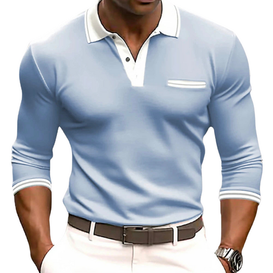 Shirt with elegant contrasting details 