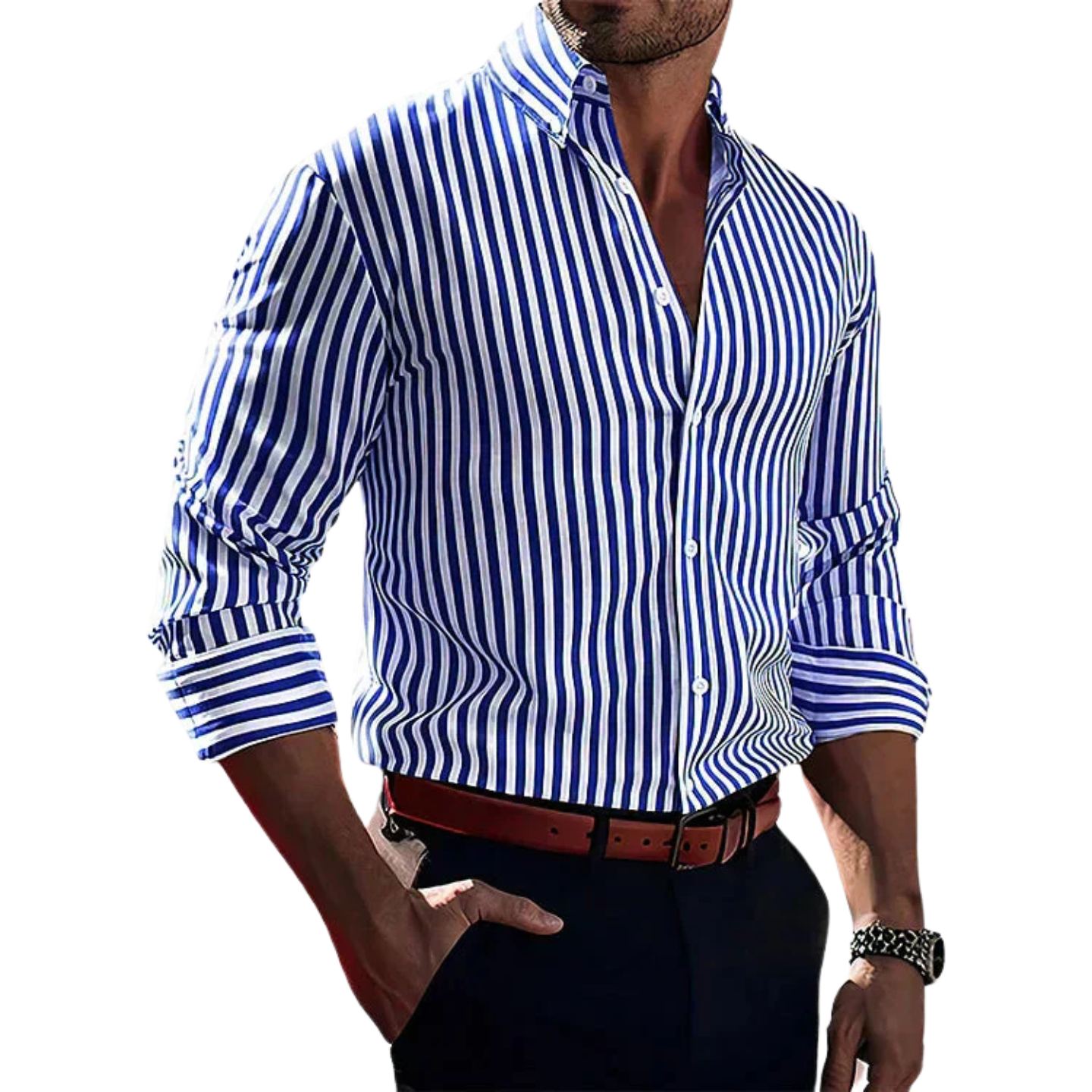 Kaloa™ - Confidence Striped Shirt 
